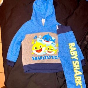 Pink Fong Baby Shark Boy Set